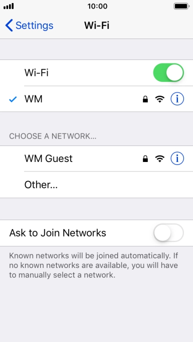 Press the Home key to return to the home screen.
