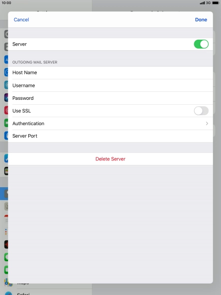 Press Authentication.