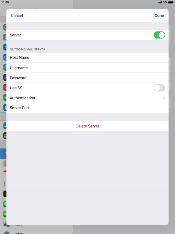 Press Authentication.