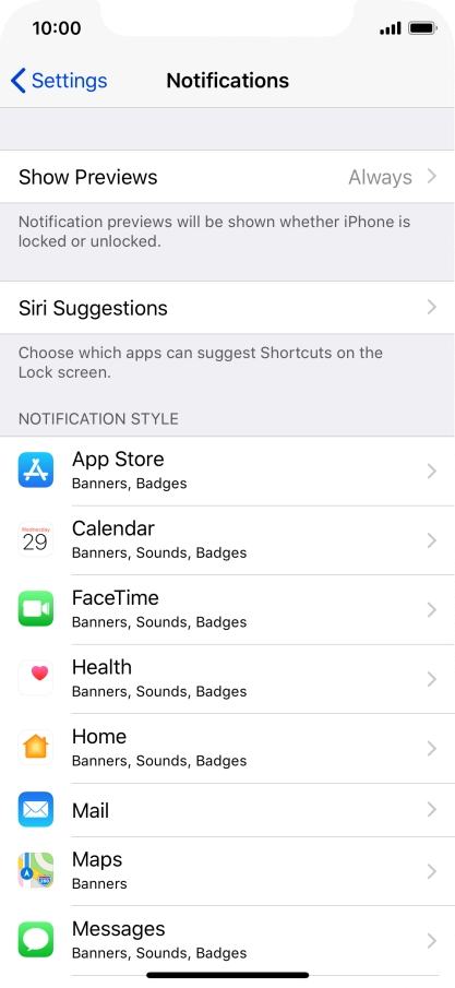 Press Show Previews.