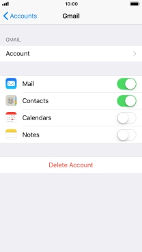 Press the Home key to return to the home screen.