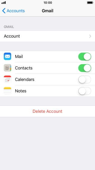 Press the Home key to return to the home screen.