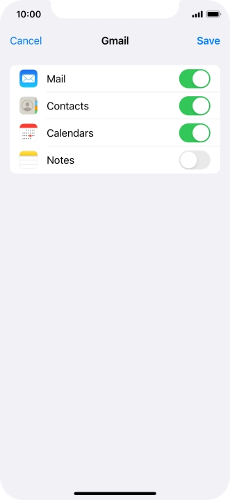If this screen is displayed, you email account has been recognised and set up automatically. Follow the instructions on the screen to key in more information and finish setting up your email account.