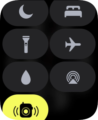 Press the Do Not Disturb icon to turn the function on or off.