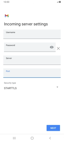Press the drop down list below 