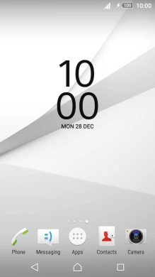 When the battery charging icon is displayed, the battery is charging.