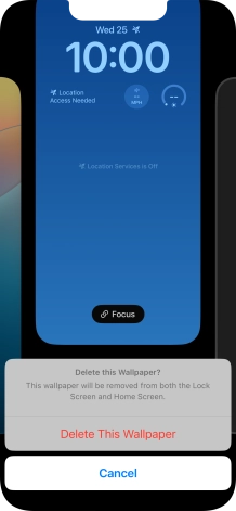Press Delete This Wallpaper.
