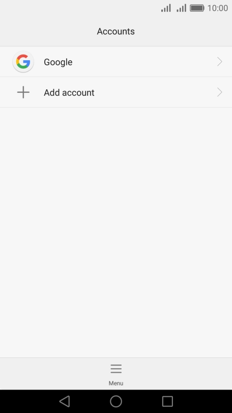 Press the Home key to return to the home screen.