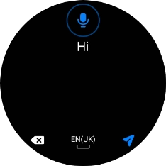 Follow the instructions on the screen to record and send the required reply.