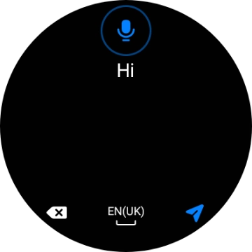 Follow the instructions on the screen to record and send the required reply.