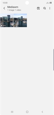 Press and hold any picture or video clip.