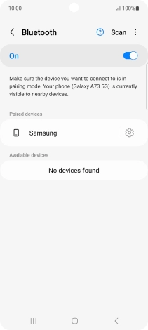 Press the Home key to return to the home screen.