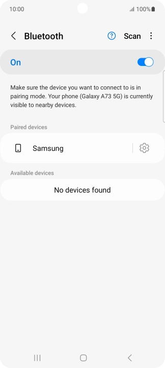 Press the Home key to return to the home screen.