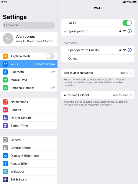 Press the Home key to return to the home screen.