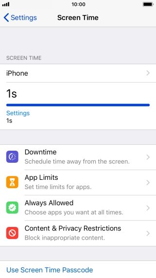 Press the time below 