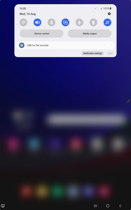 Press the drop down list.