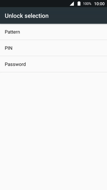 Press the required phone lock code and follow the instructions on the screen to create an additional phone lock code.