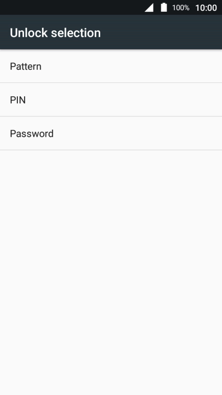 Press the required phone lock code and follow the instructions on the screen to create an additional phone lock code.