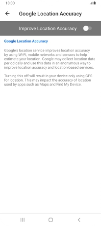 If you press the indicator next to 