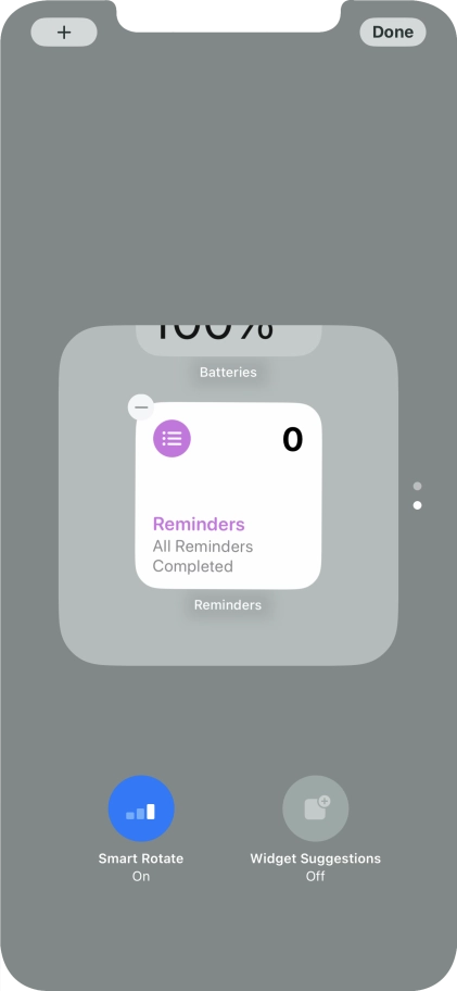 Press Smart Rotate to turn the function on or off.