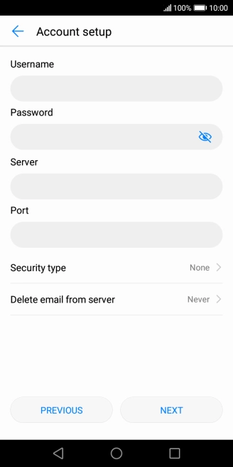 Press the field below 