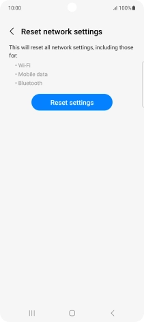Press Reset settings.