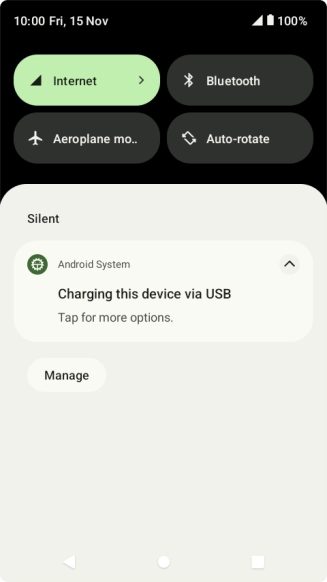Press Tap for more options..
