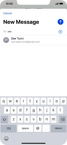 Press the required contact.