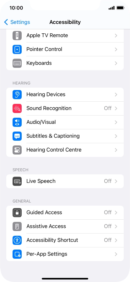 Press the required category below 