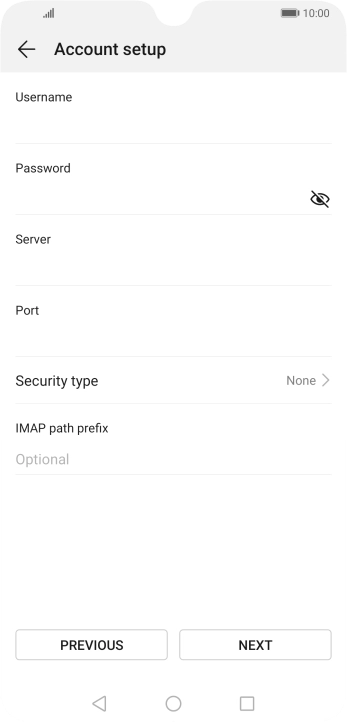 Press the field below 