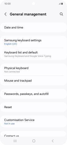 Press Date and time.
