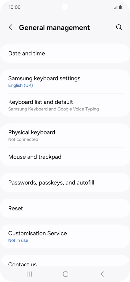Press Date and time.