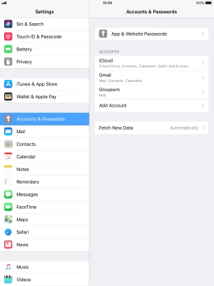 Press Fetch New Data.
