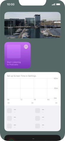 Press and hold the required Widget Stack.