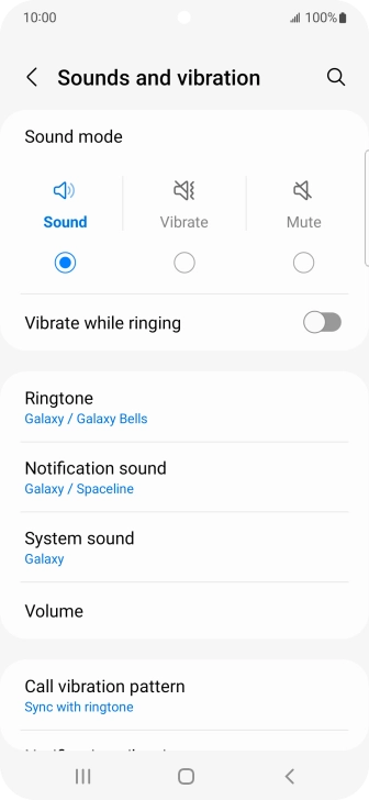 Press Ringtone.