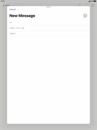 Press To: and key in the first letters of the recipient's name.