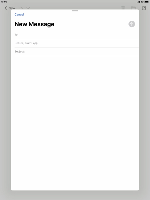 Press To: and key in the first letters of the recipient's name.