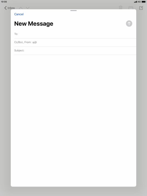 Press To: and key in the first letters of the recipient's name.