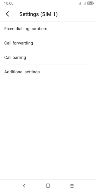 Press Additional settings.
