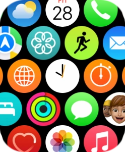 Press the message icon.