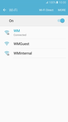 Press the Home key to return to the home screen.