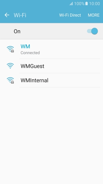 Press the Home key to return to the home screen.