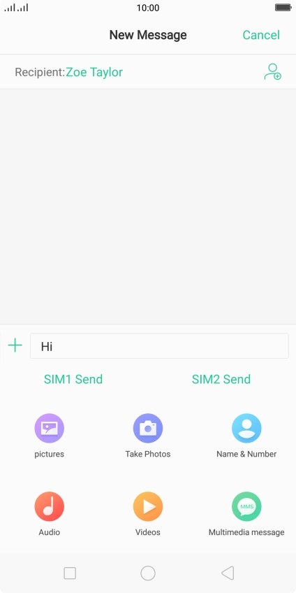 Press pictures and go to the required folder.