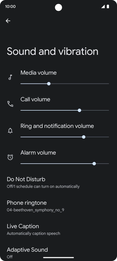 Slide your finger upwards starting from the bottom of the screen to return to the home screen.