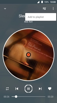 Press Add to playlist.