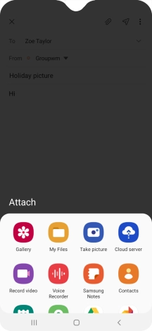 Press My Files and go to the required folder.