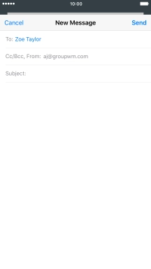 Press Subject and key in the required subject.