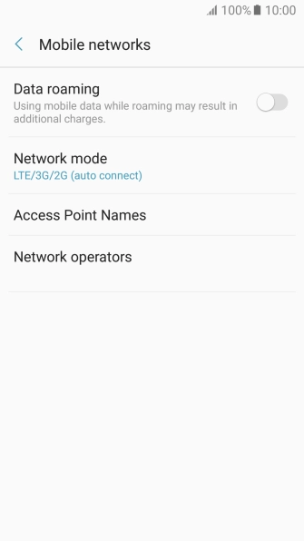 Press Access Point Names.