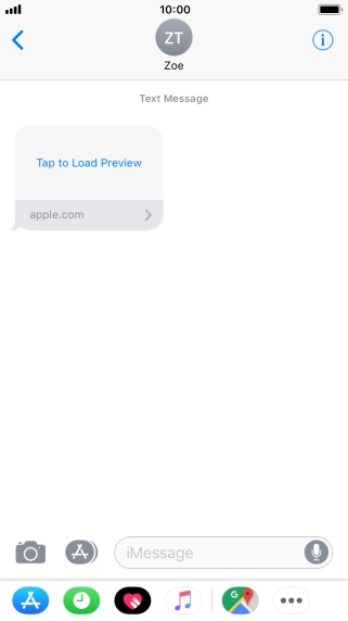 Go to the required message.