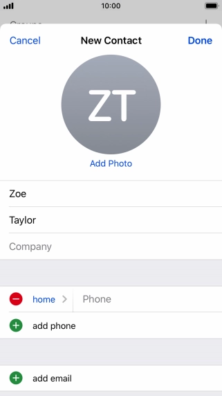 Press Phone and key in the required phone number.